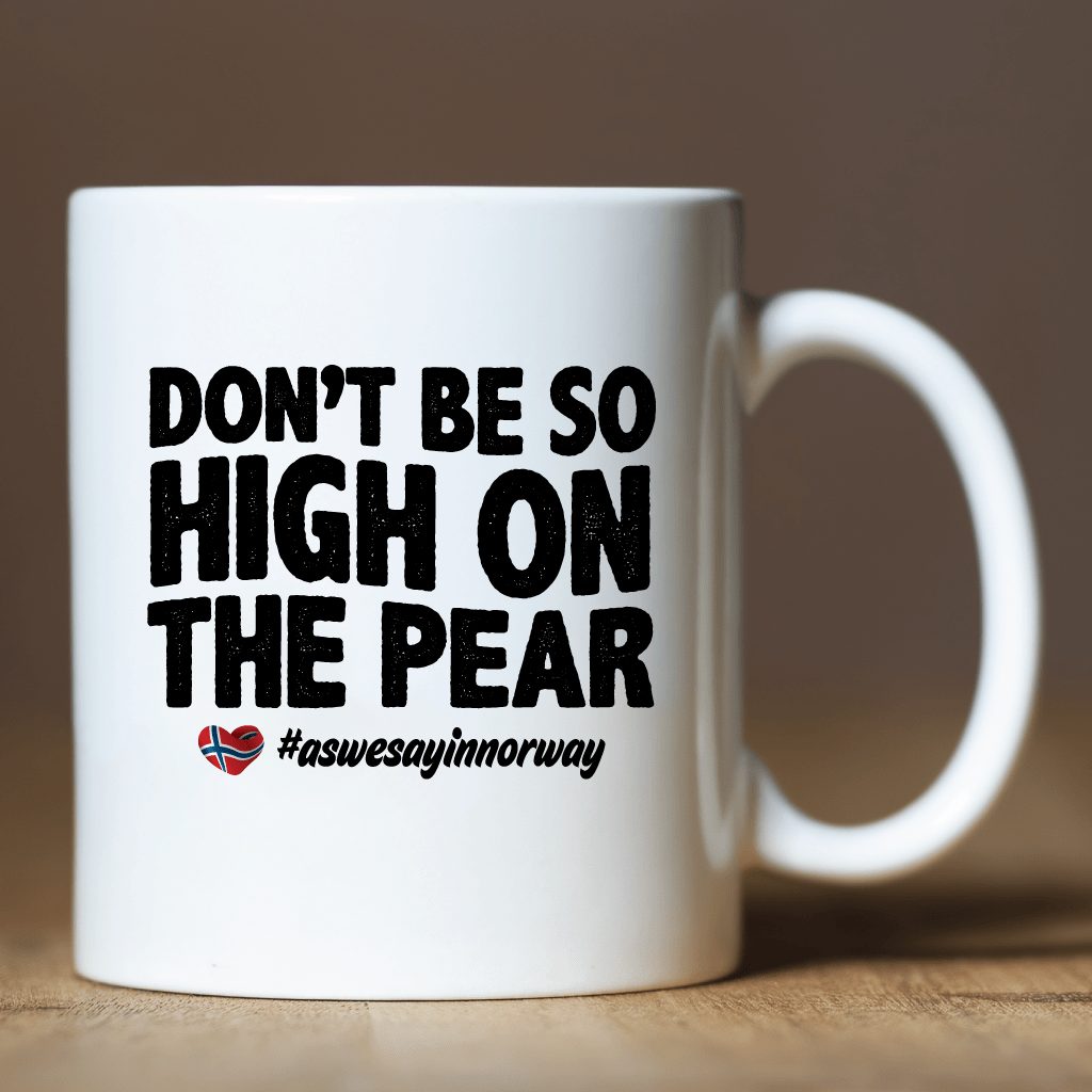 Don't be so high on the pear - Kaffekrus