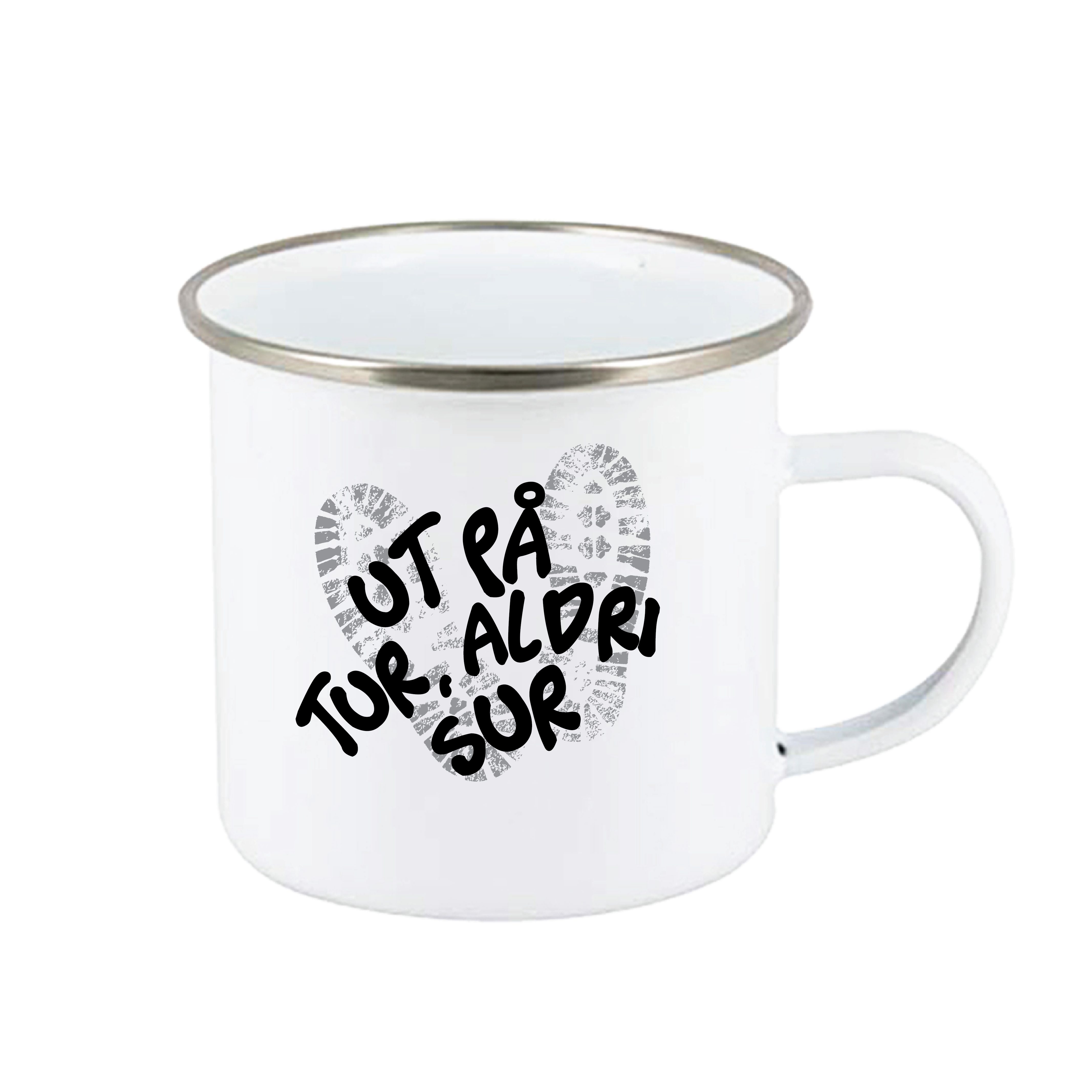 Ut på tur, aldri sur - original kopp