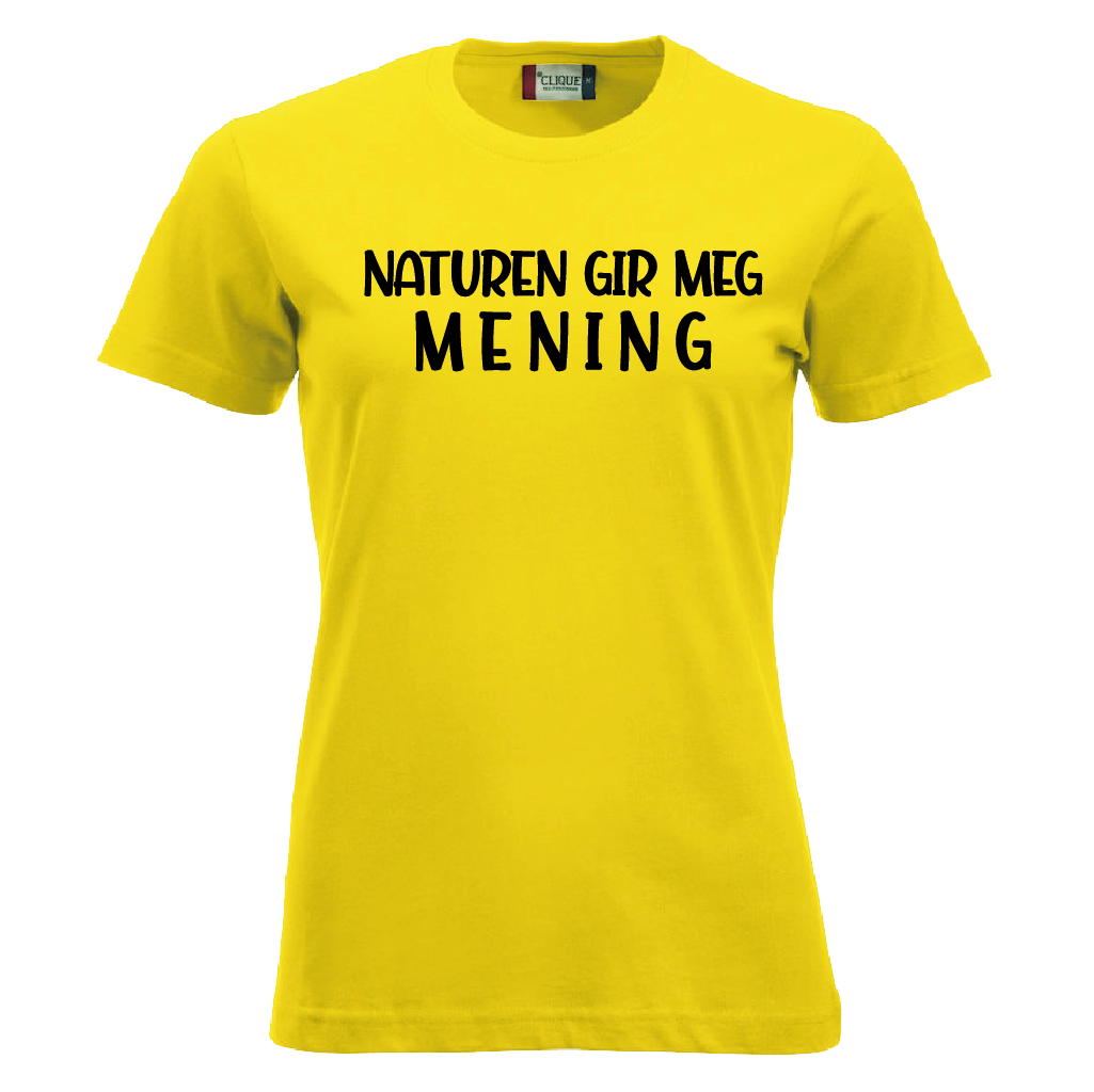 Naturen gir meg mening - dame