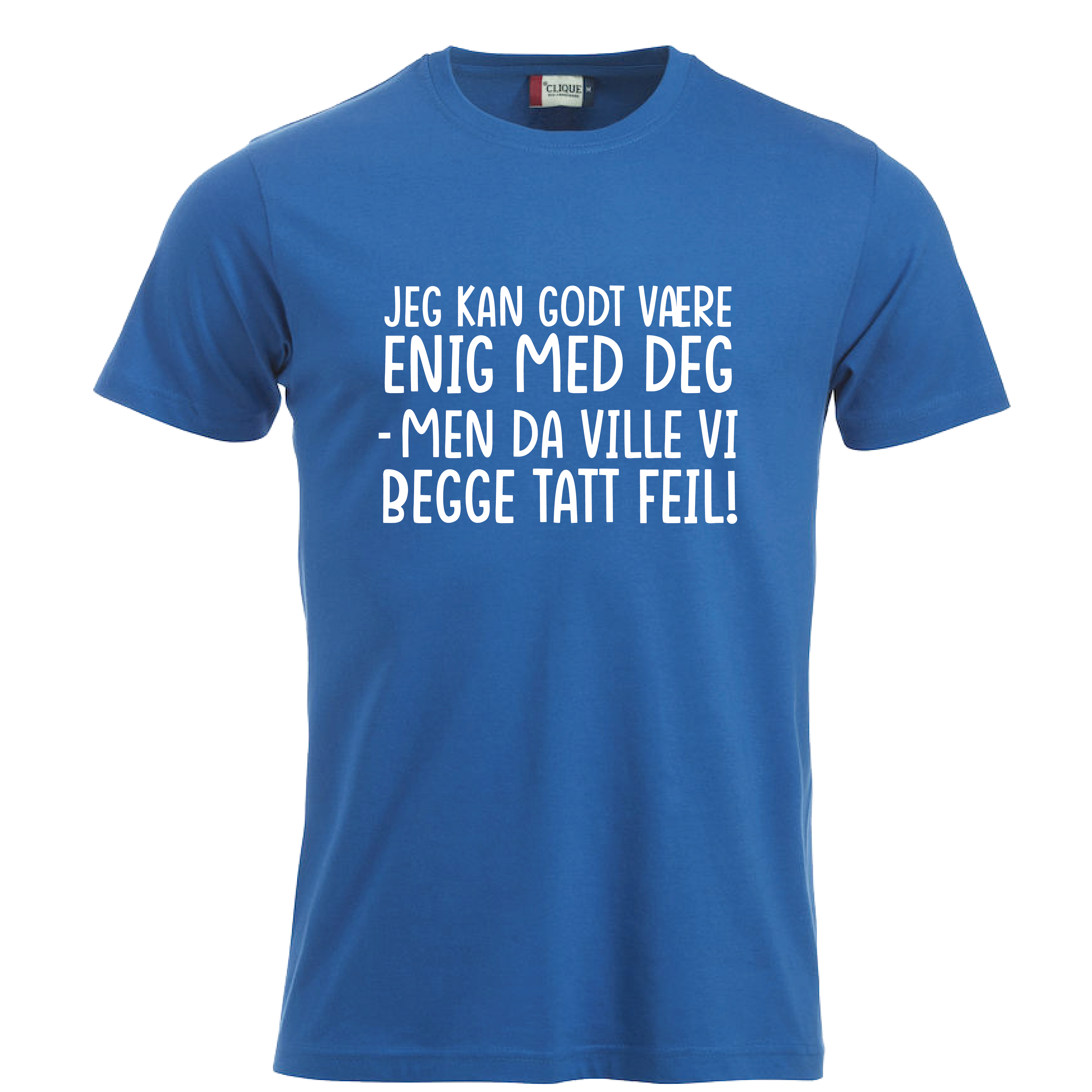 Jeg kan godt være enig med deg