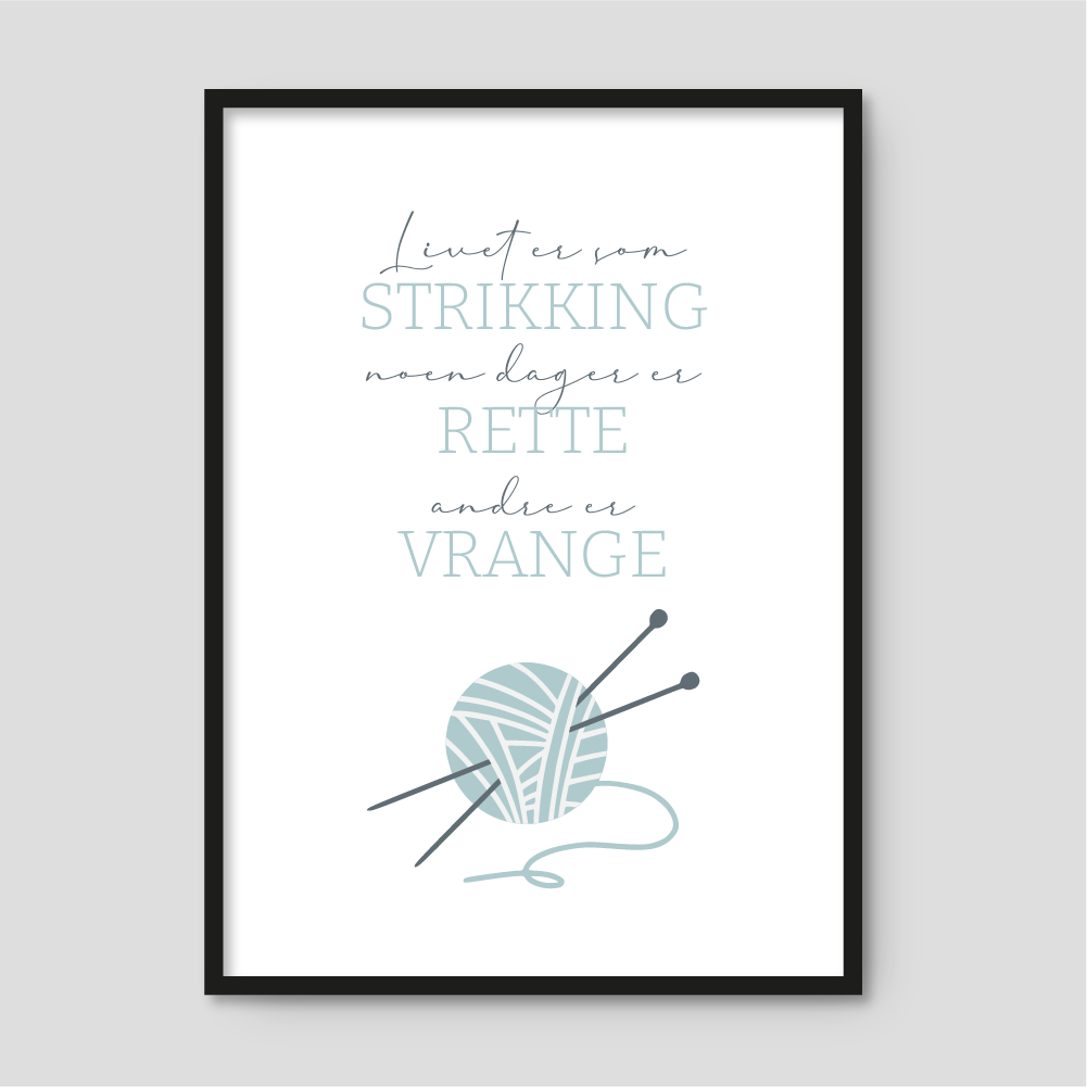 Rett vrang - Plakat