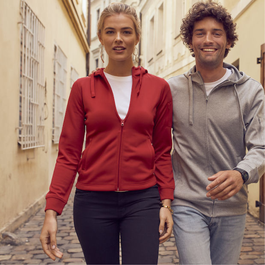 Aktiv hoody full zip - dame