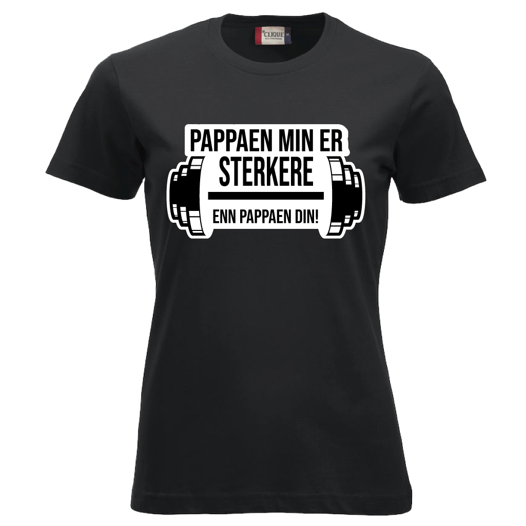 Pappaen min er sterkere enn pappaen din - dame