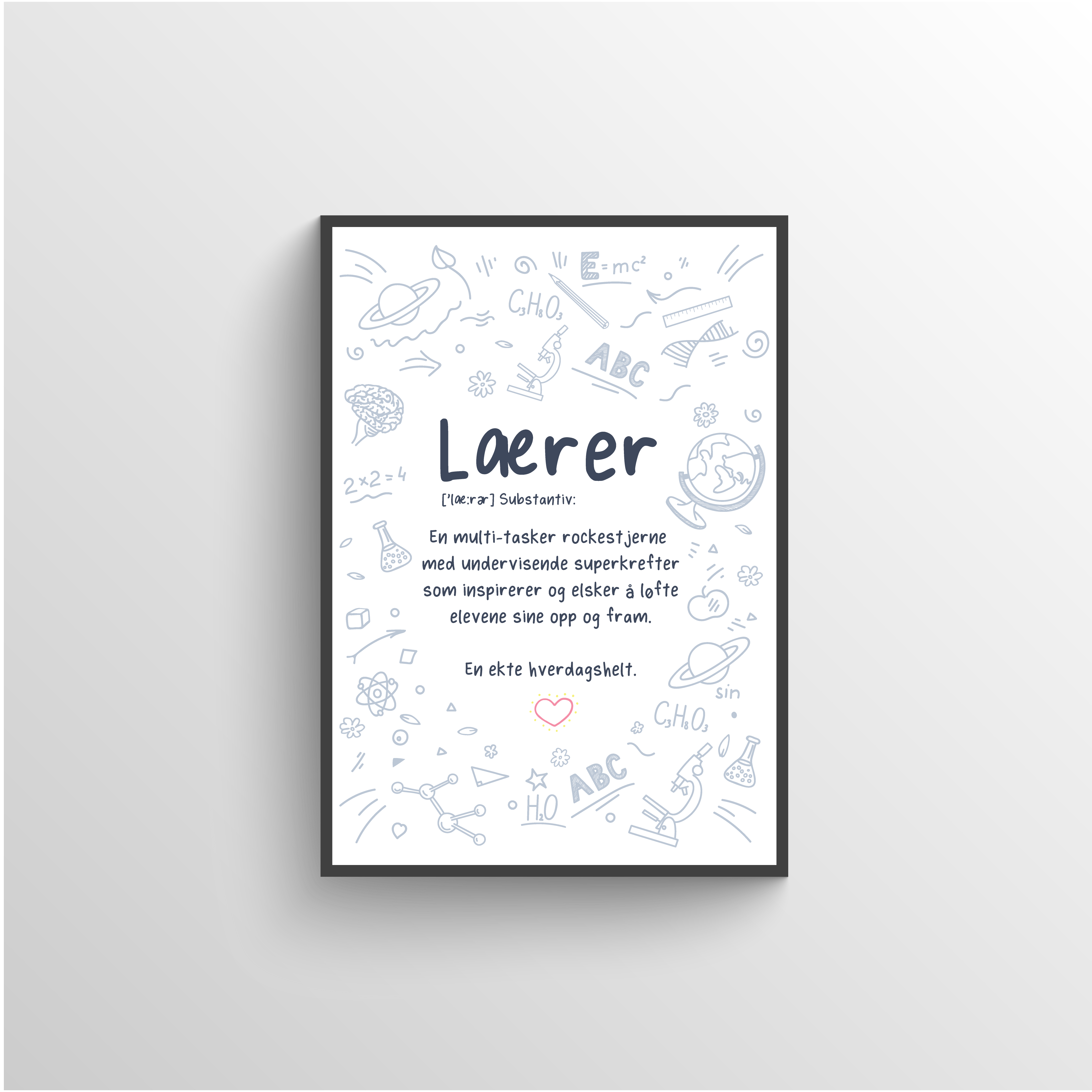Lærer - Plakat