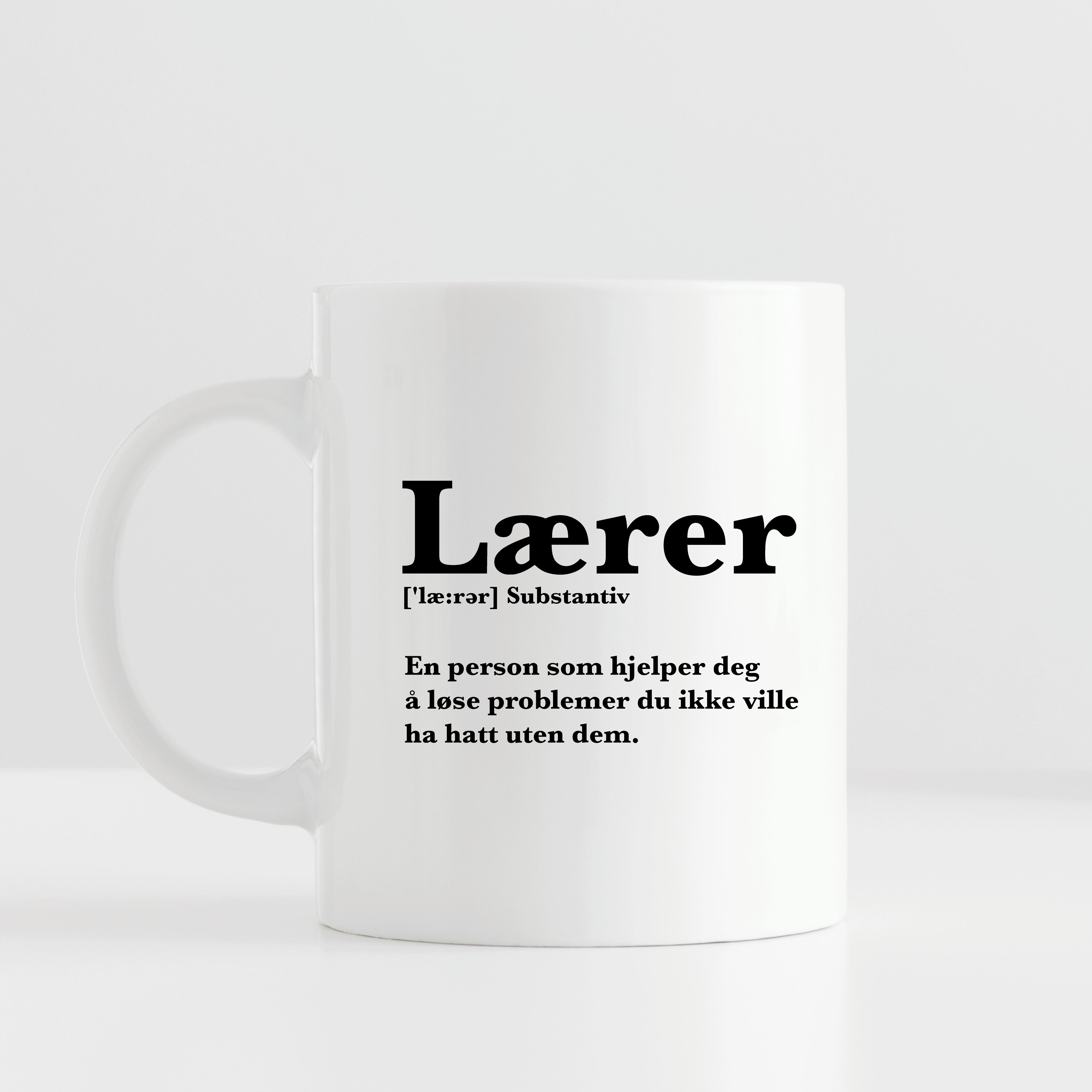 Lærer definisjon - kopp