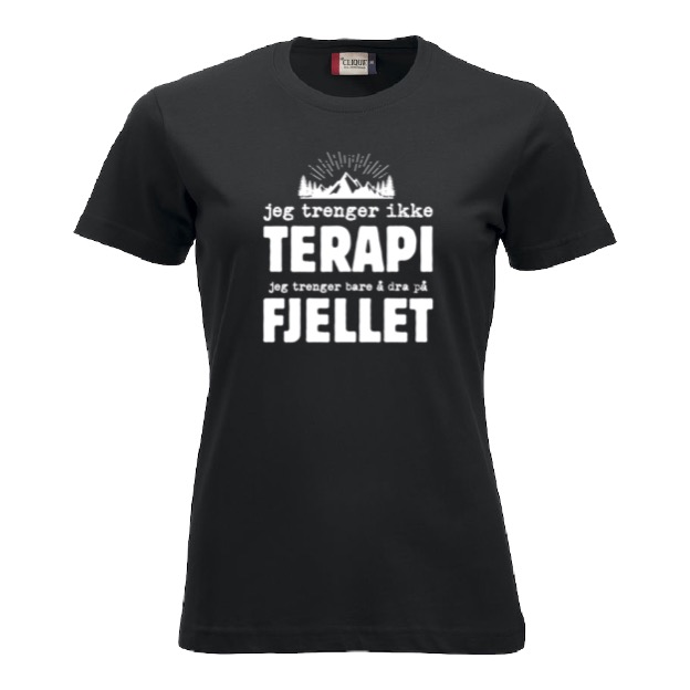 Jeg trenger ikke terapi.. t-skjorte dame