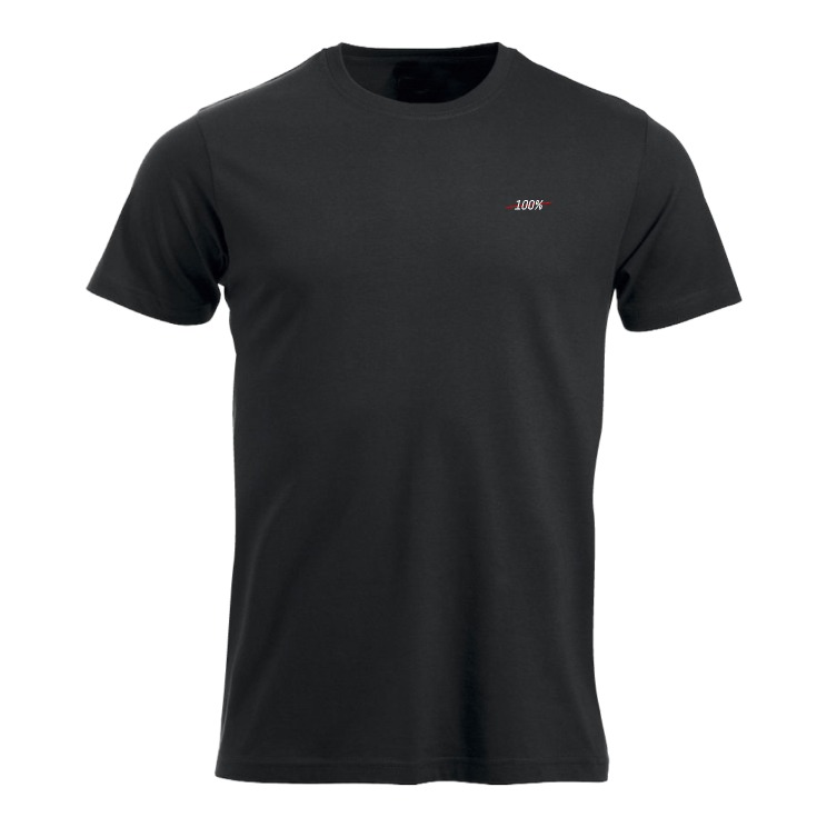 100% - Svart T-Shirt Herre