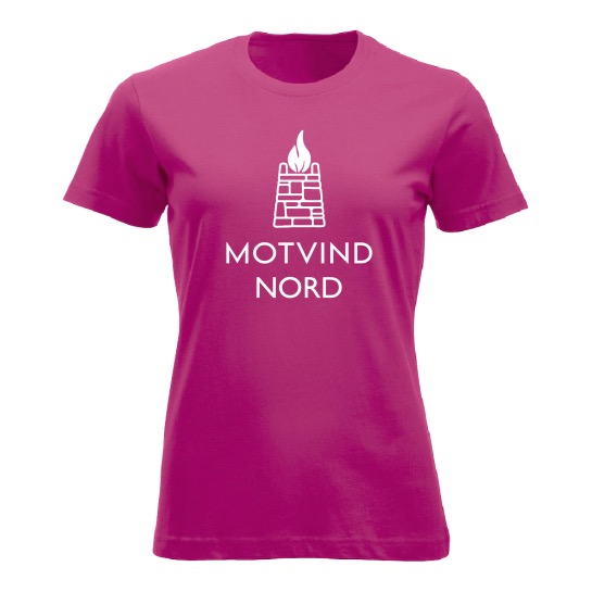 Motvind Nord T-skjorte med stort trykk i front.
