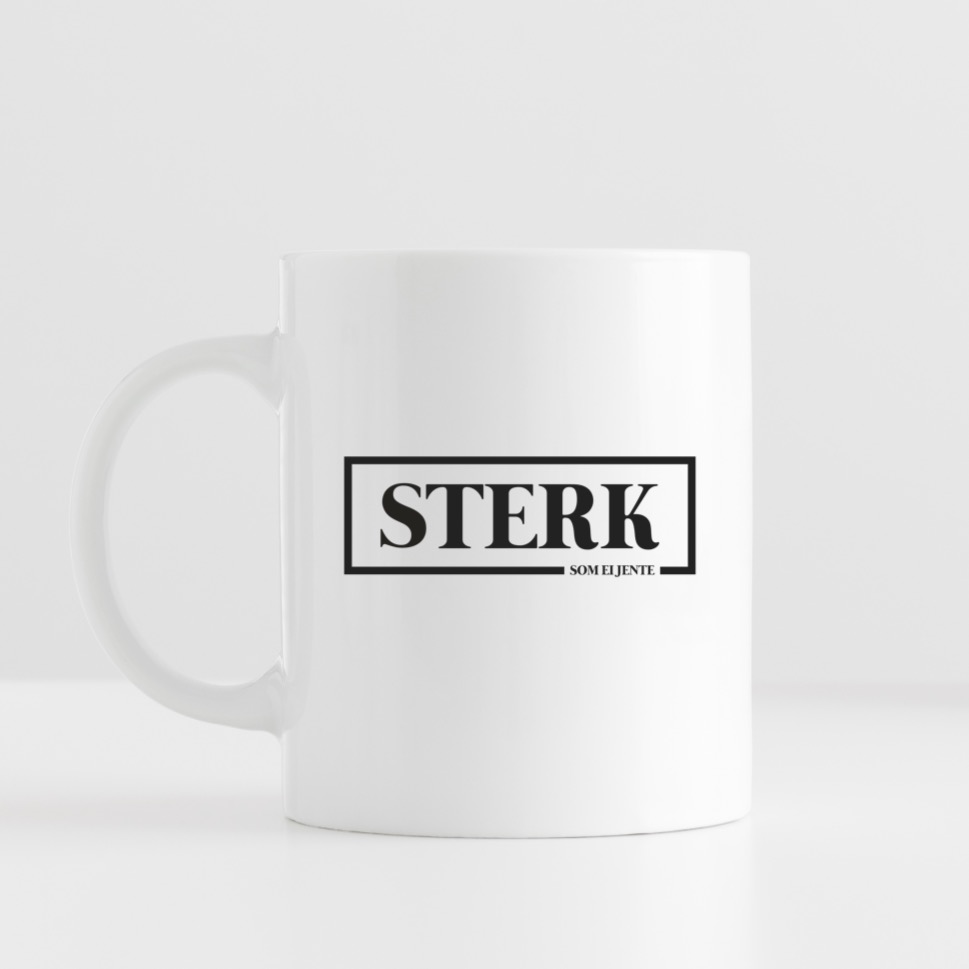 Sterk som ei jente - kaffekopp