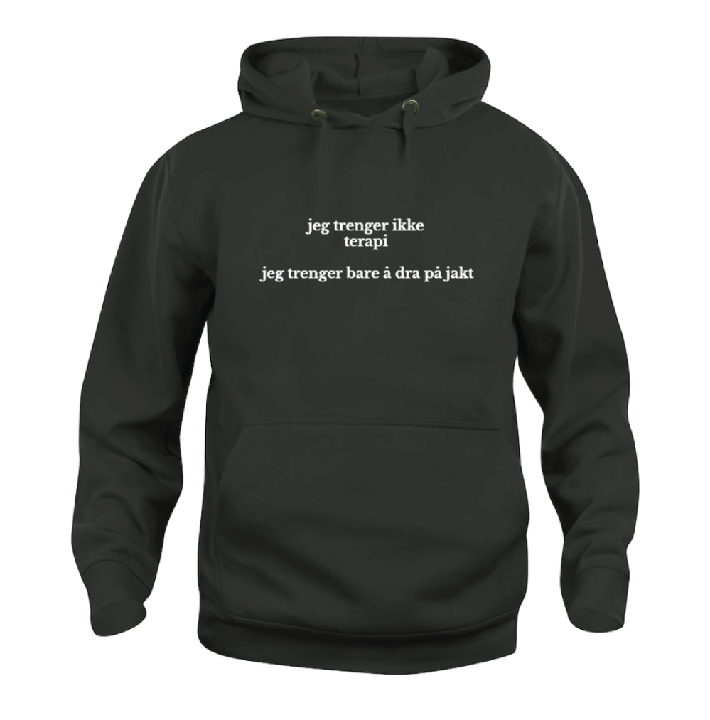 Jeg Trenger ikke terapi - Hettegenser