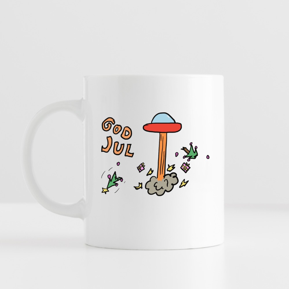 God Jul UFO Kopp