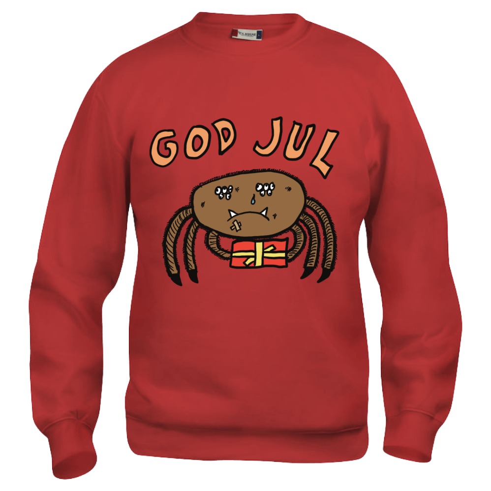 God Jul Sad Spider Julegenser Voksne