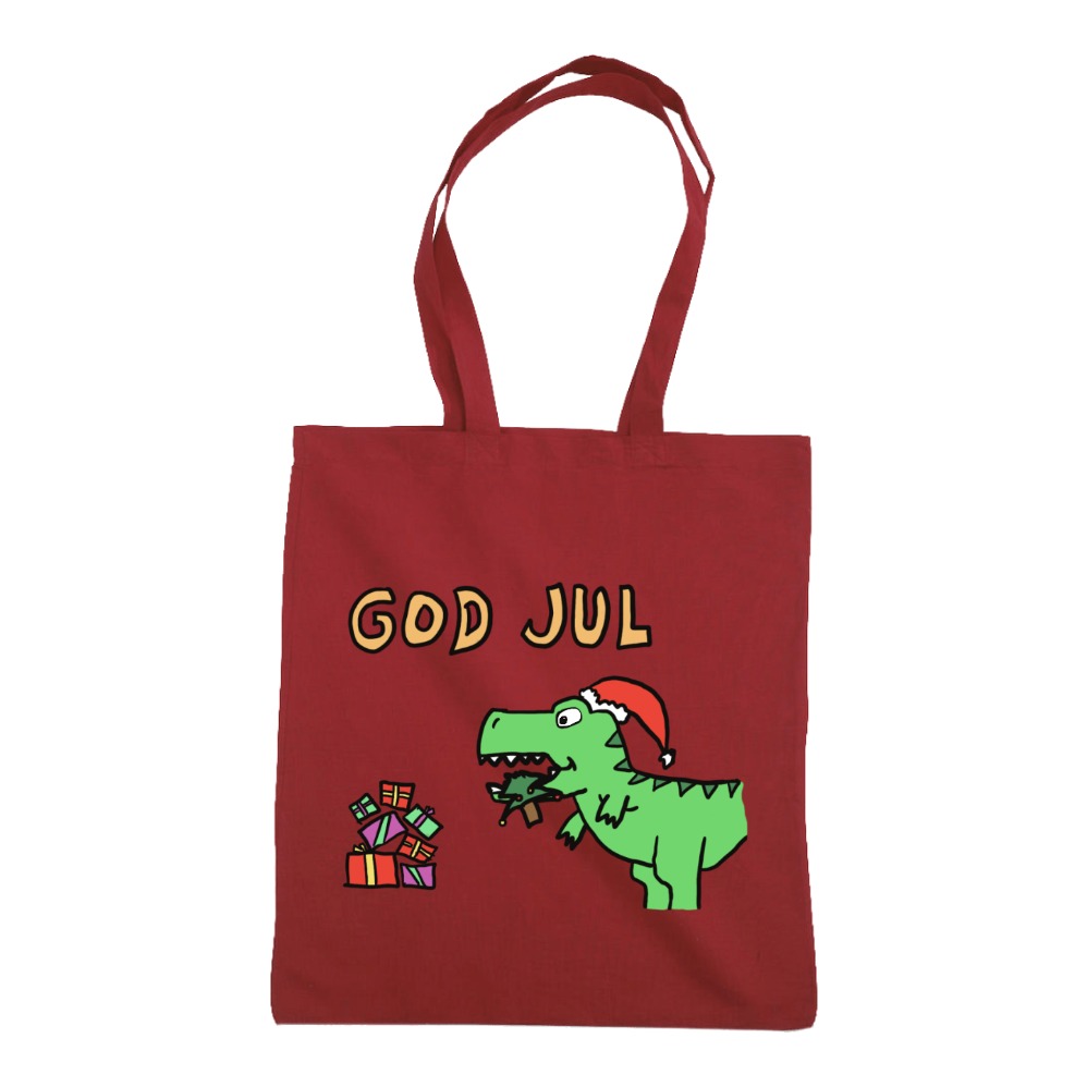 God Jul T-Rex Handlenett