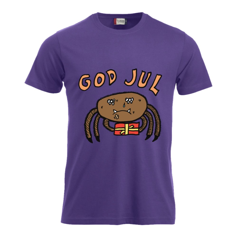 God Jul Sad Spider Tskjorte for Barn