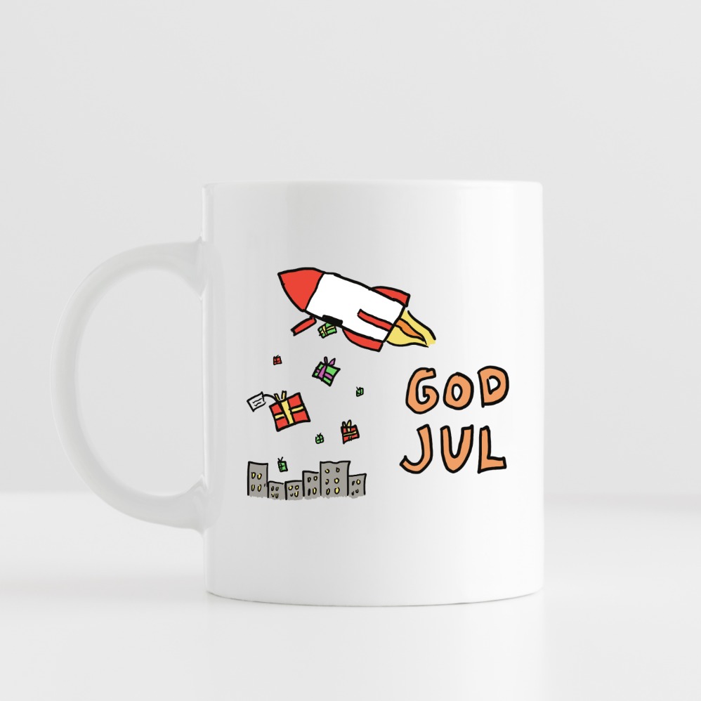 God Jul Rakett Kopp