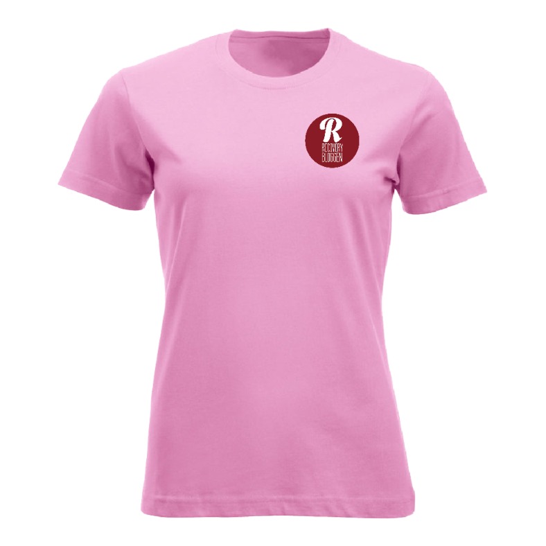 Recoverybloggen t-skjorte dame liten logo