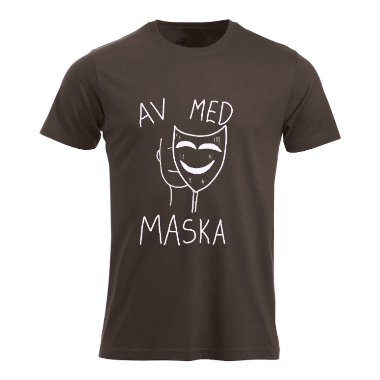 Av med Maska Tskjorte Herre