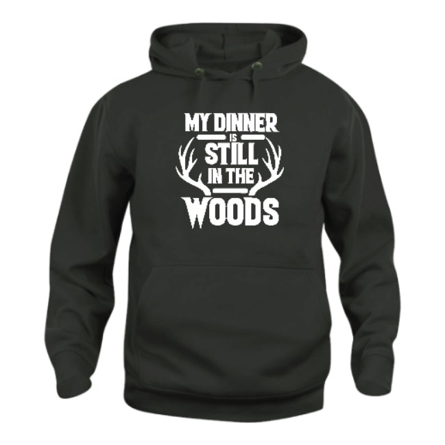 My dinner is still in the woods - Hettegenser