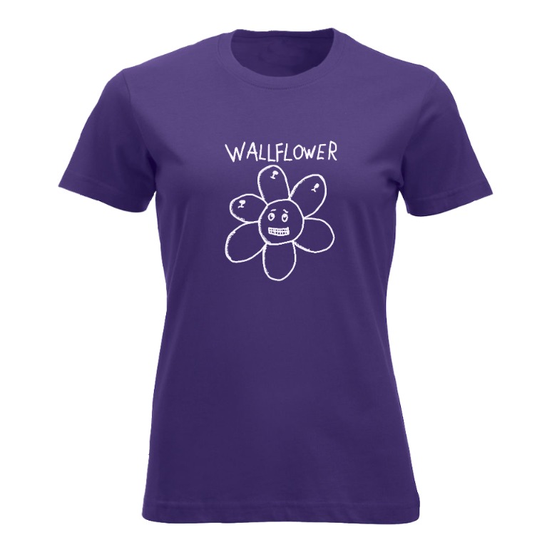 Wallflower Tskjorte Dame Hvit Strek