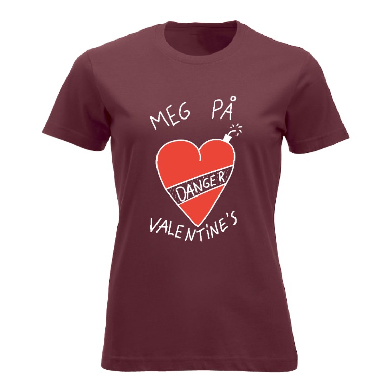 Meg På Valentines Dame Tskjorte