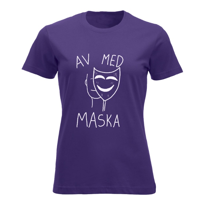 Av med Maska Tskjorte Dame