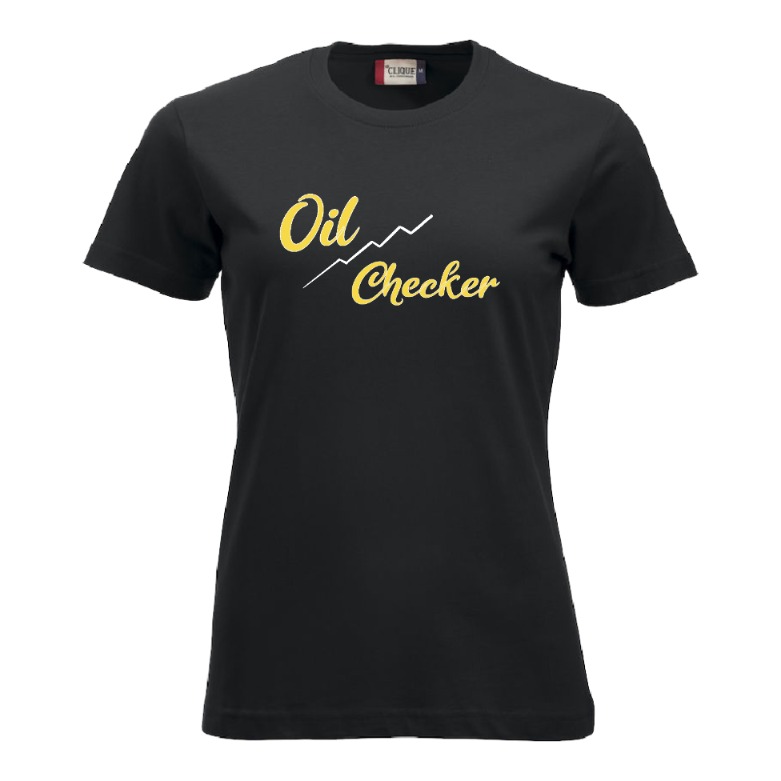 Oil Checker Tshirt Dame