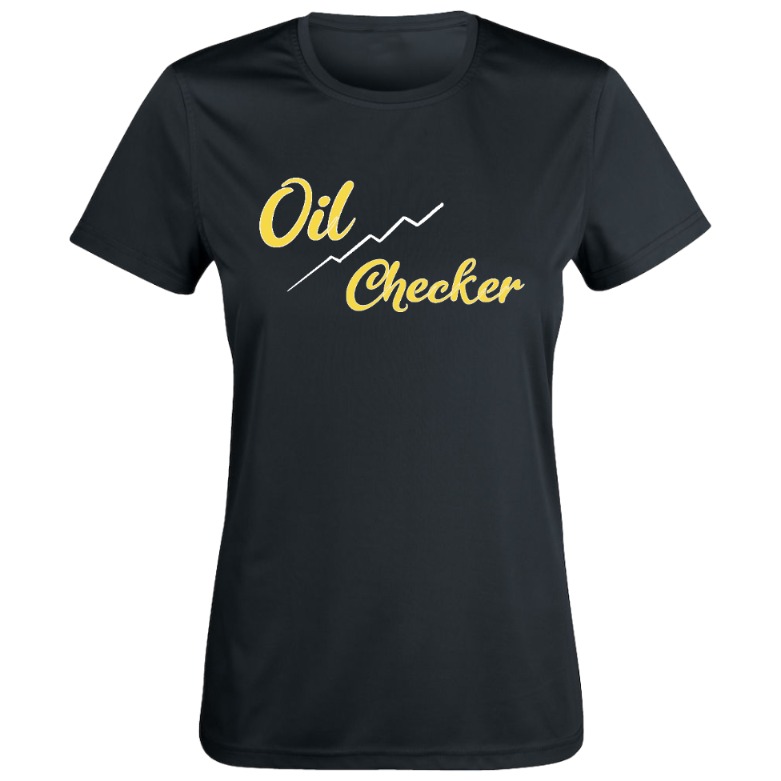 Oil Checker Active Tshirt Dame