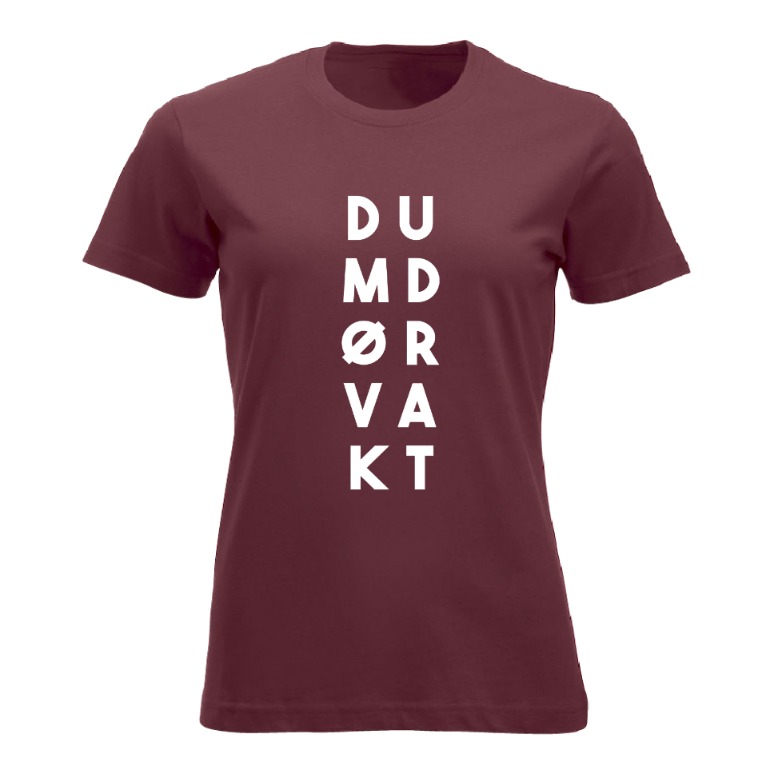 Dum Dørvakt 2 Dame Tskjorte