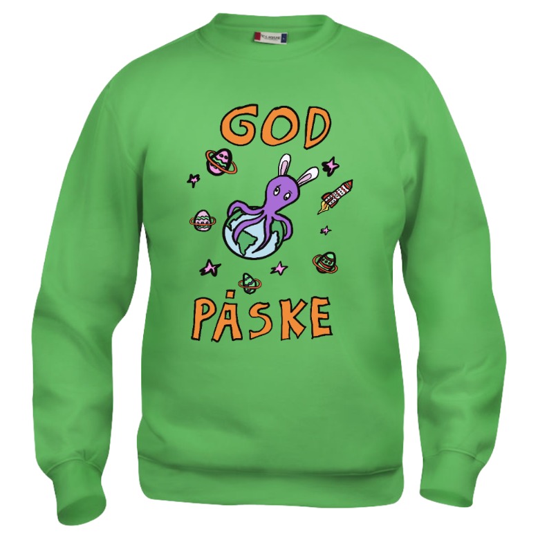 God Påske Blekksprutverden Voksen Genser (Unisex)