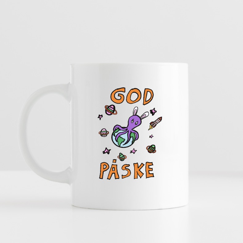 God Påske Blekksprutverden Kopp