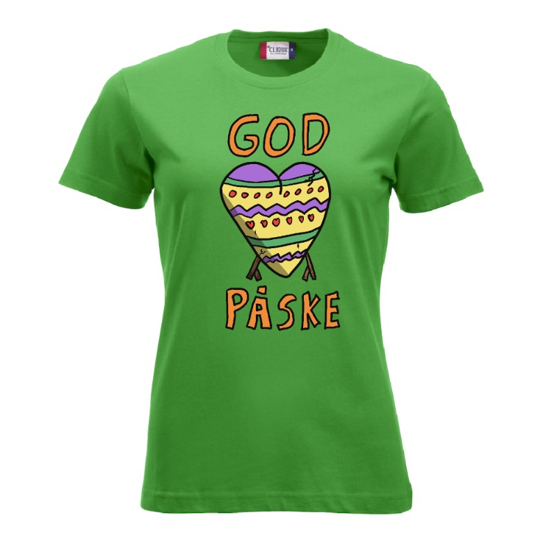God Påske Eggehjerte Dame Tskjorte