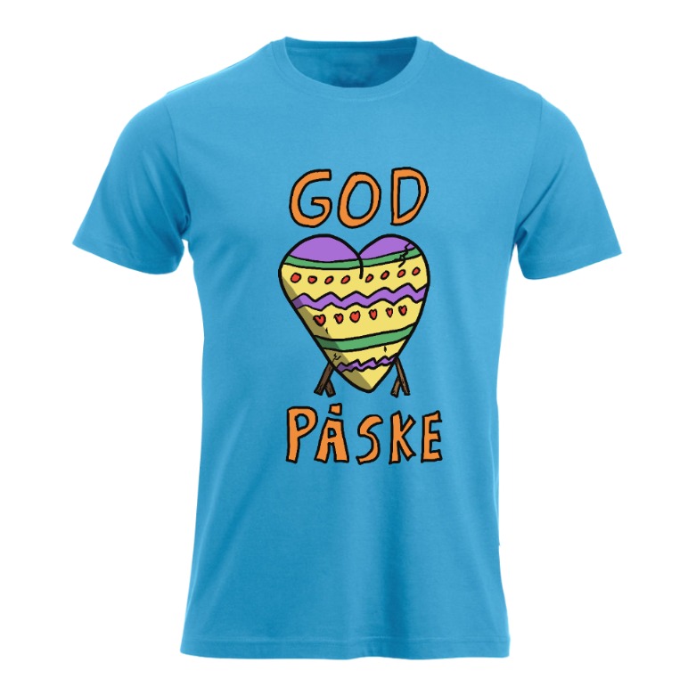 God Påske Eggehjerte Barn Tskjorte