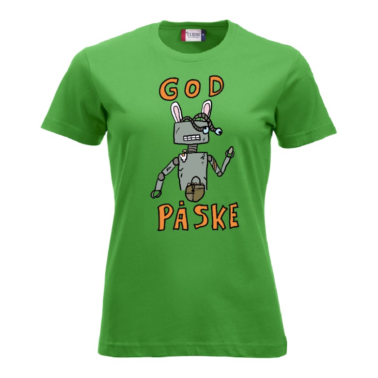 God Påske Mekanisk Hare Dame Tskjorte