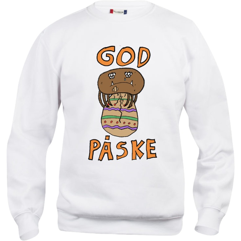 God Påske Sad Spider Barn Genser