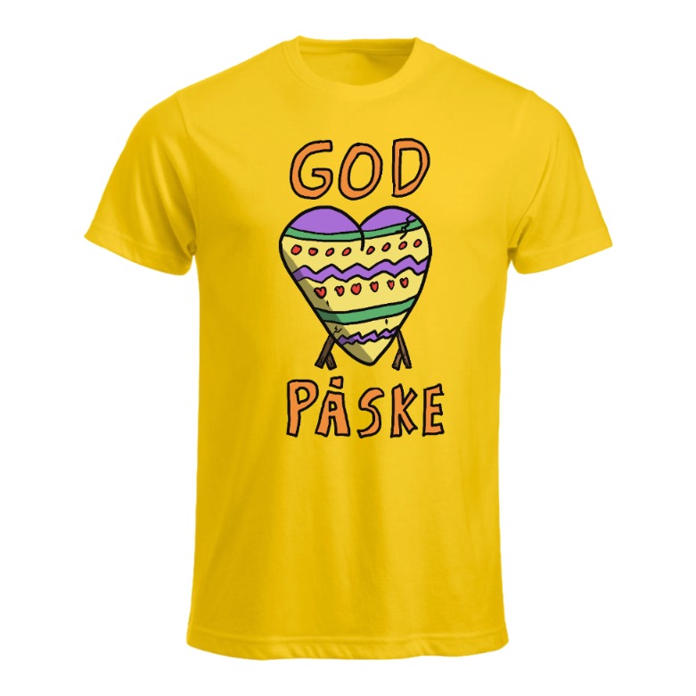 God Påske Eggehjerte Herre Tskjorte