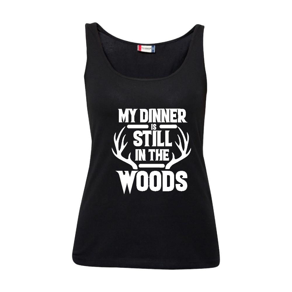 My diner is stil in the woods - Singlet til dame