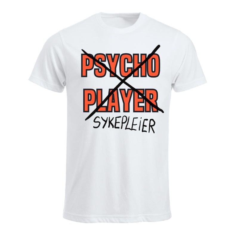 Sykepleier Psycho Player Herre Tskjorte