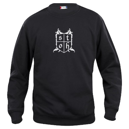 STØH genser hvitt emblem