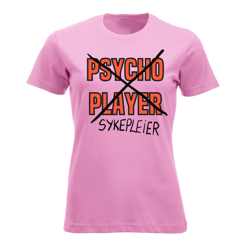 Sykepleier Psycho Player Dame Tskjorte
