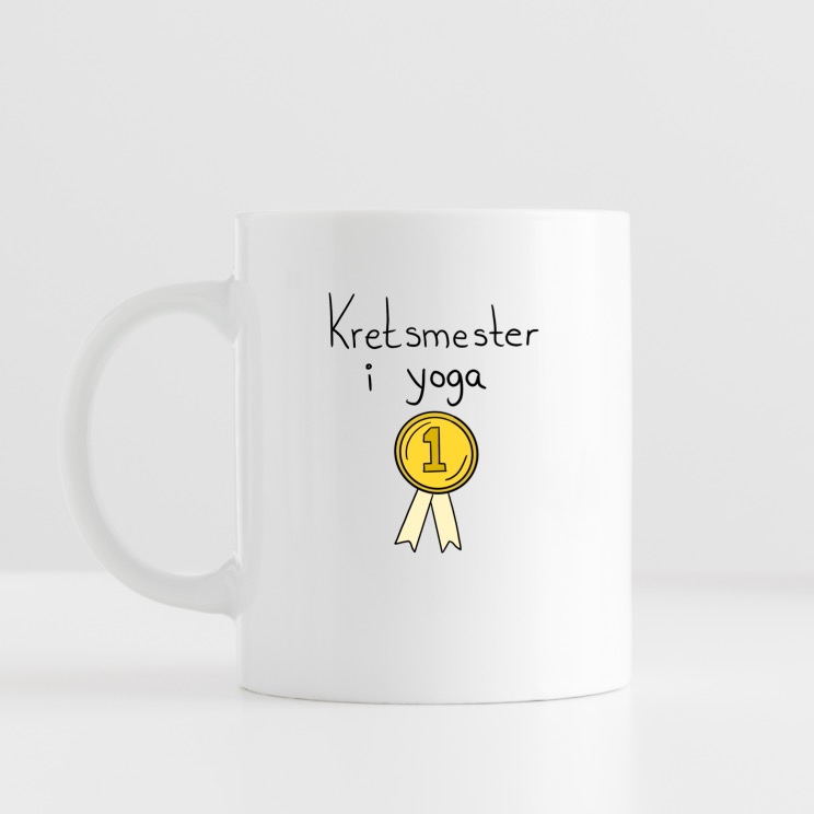 Kretsmester i yoga kopp