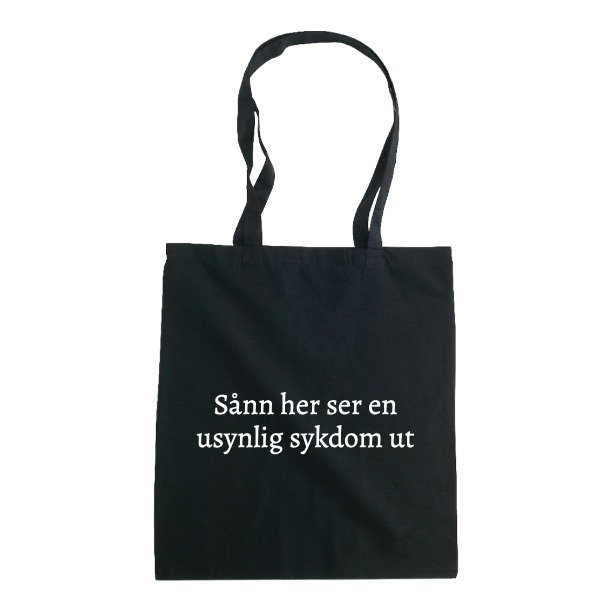 Usynlig syk bærenett (sort)