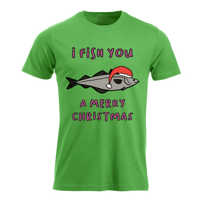 I Fish You (God Jul) Tskjorte Barn