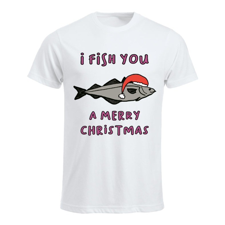 I Fish You (God Jul) Tskjorte Unisex