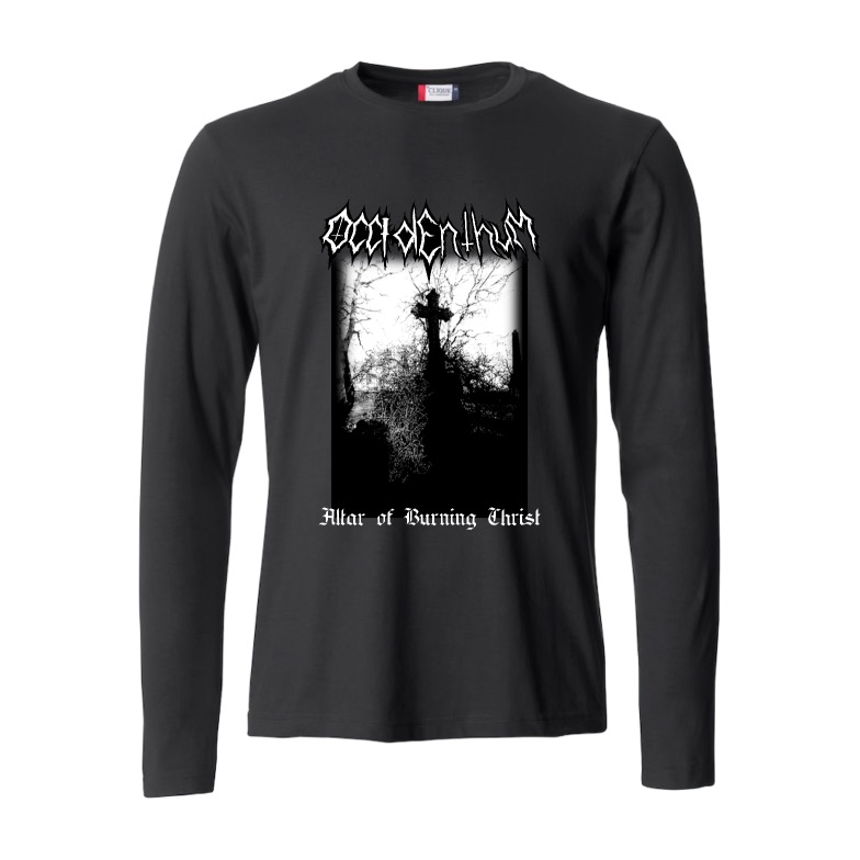 Occidenthum - "Altar of Burning Christ" art (Longsleeve black)