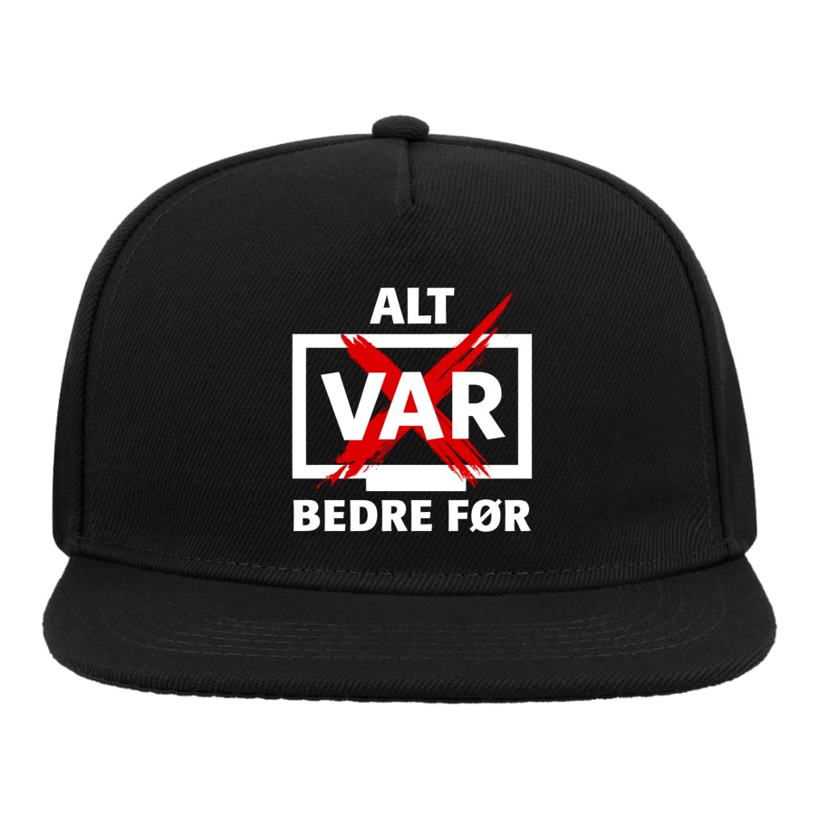 VAR bedre før - flat visor
