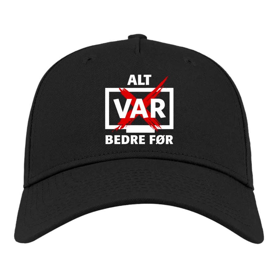 VAR bedre før - baseballcap