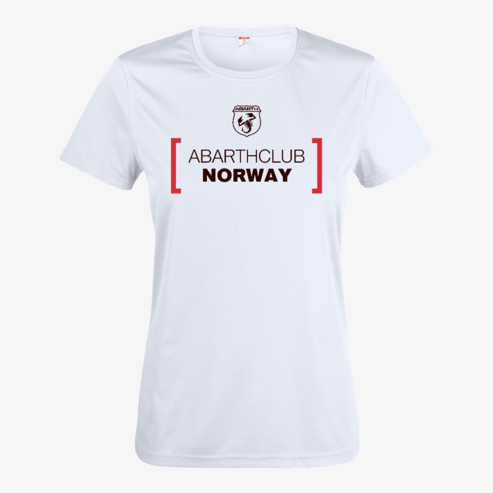 Abarth Club Norway T-shirt dame