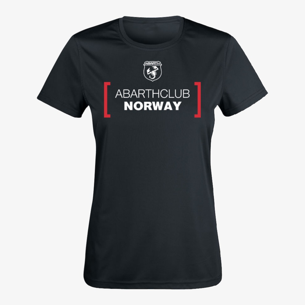 Abarth Club Norway T-shirt dame