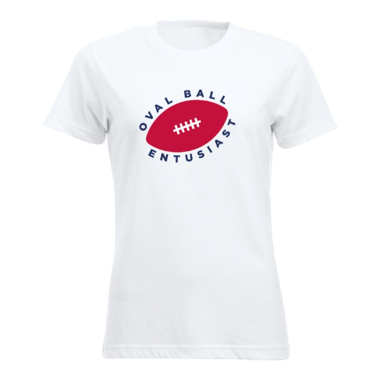 Oval ball - Entusiast t-skjorte damer