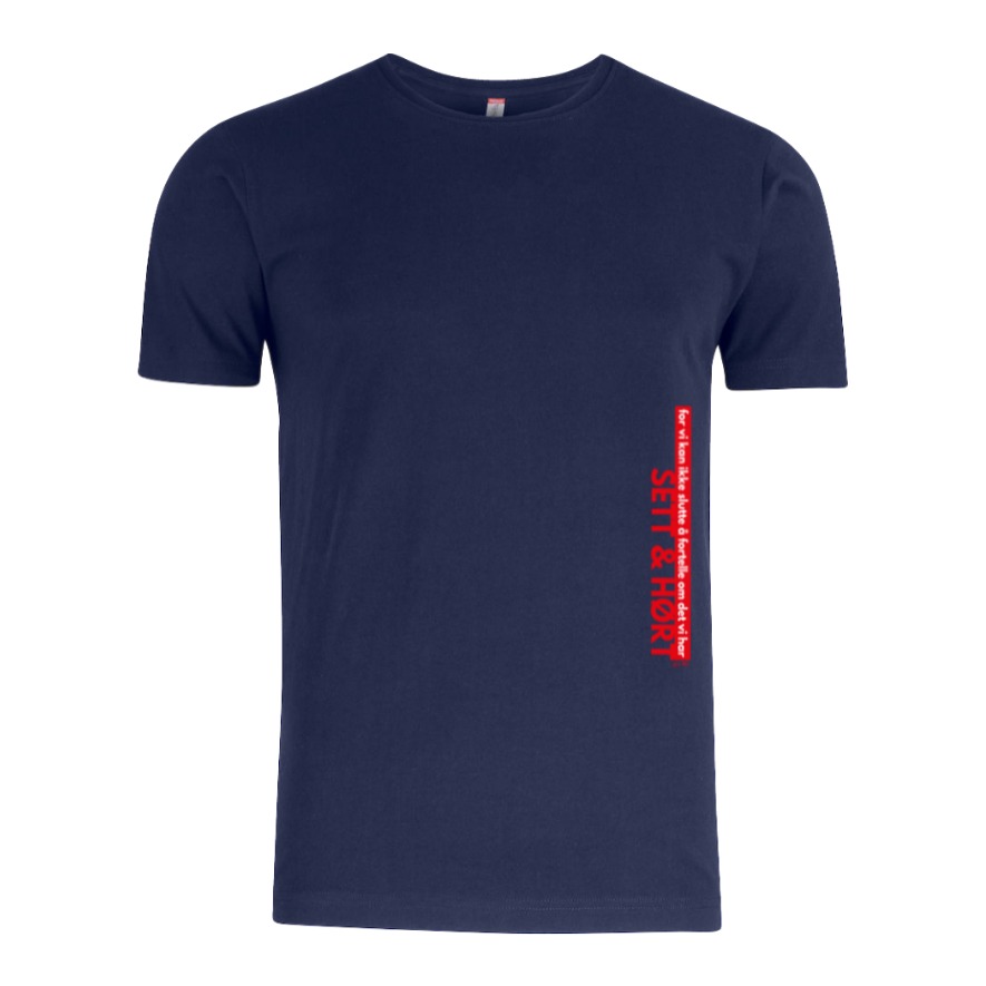 S&H t-shirt - Rød trykk